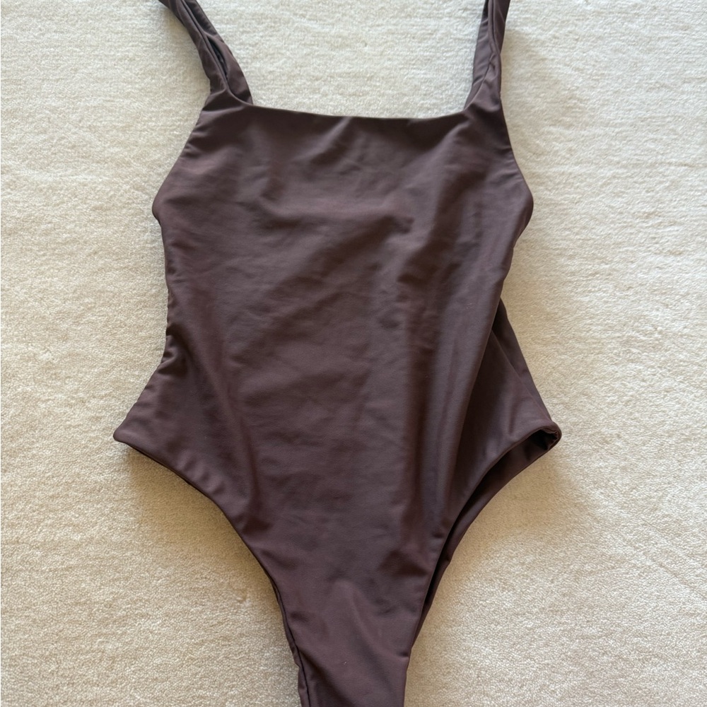 Benoa Swim - Sandy Brown One-Piece Swimsuit